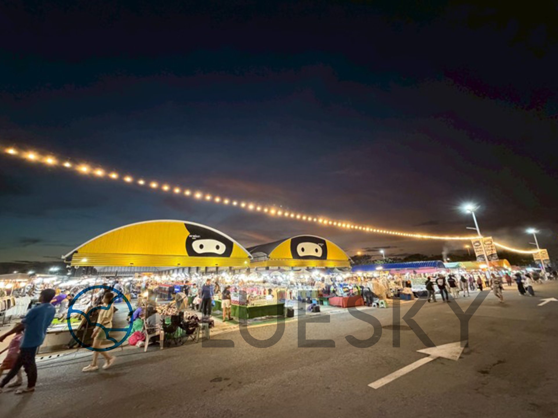 Bluesky Billboard ป้าย Billboard  ตลาดนินจา จ.ชลบุรี