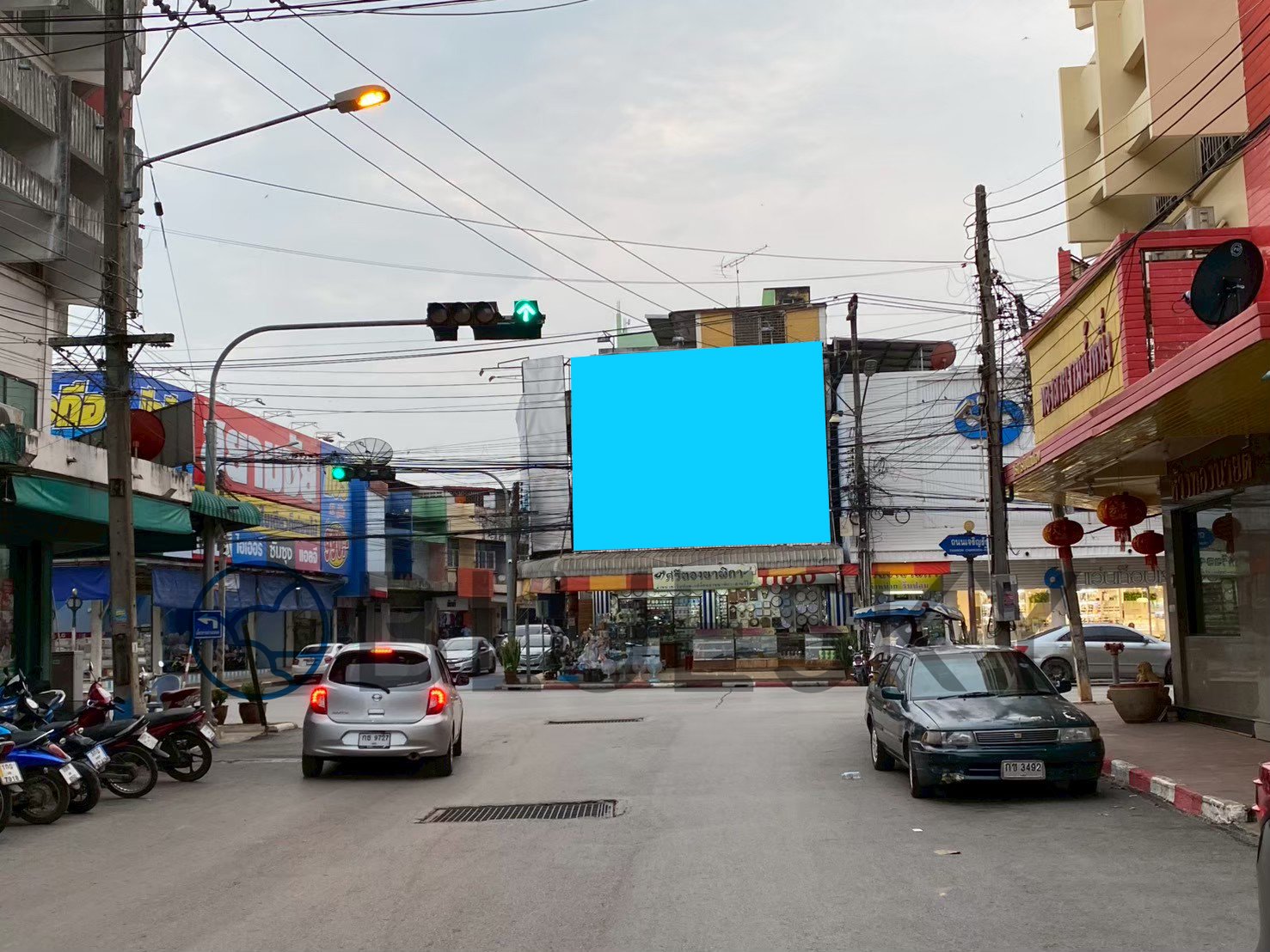 Bluesky Billboard ป้าย Billboard ตลาดเทศบาลเมืองเลย สี่แยกถนนเจริญรัฐ (ฝั่งขาออก) จ.เลย
