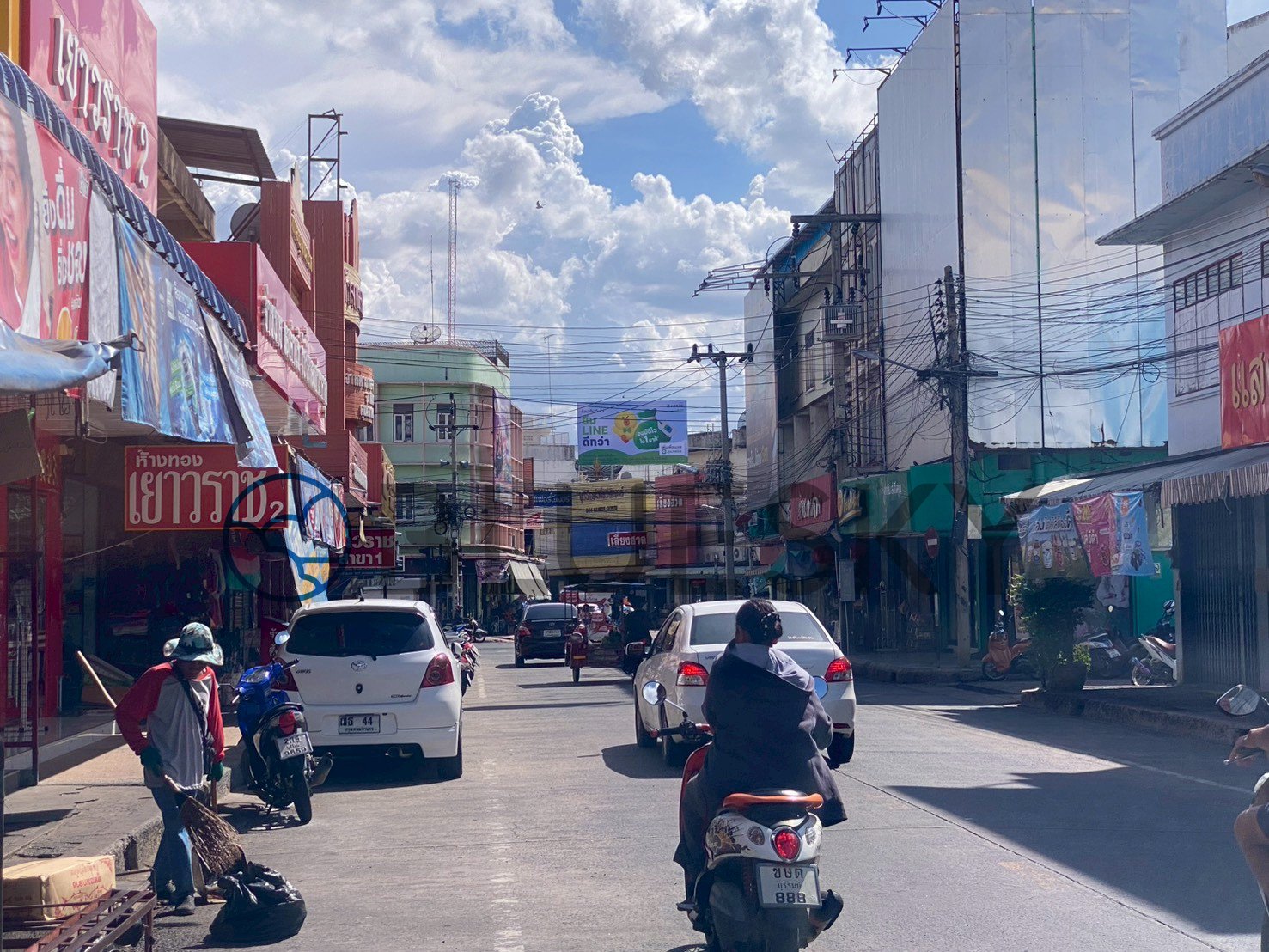 Bluesky ป้าย Billboard ตลาดเทศบาลเมืองบุรีรัมย์