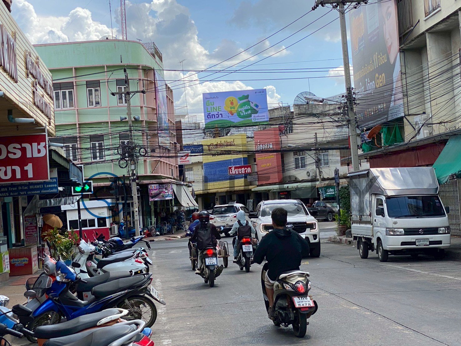 Bluesky ป้าย Billboard ตลาดเทศบาลเมืองบุรีรัมย์