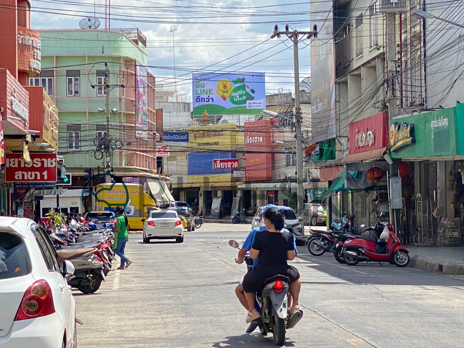 Bluesky ป้าย Billboard ตลาดเทศบาลเมืองบุรีรัมย์