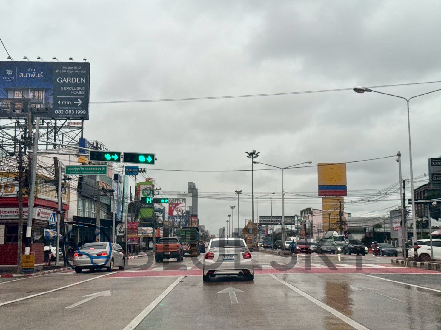 Bluesky Billboard ป้าย Billboard  แยก PMY มุ่งหน้าเข้าตัวเมืองระยอง จ.ระยอง