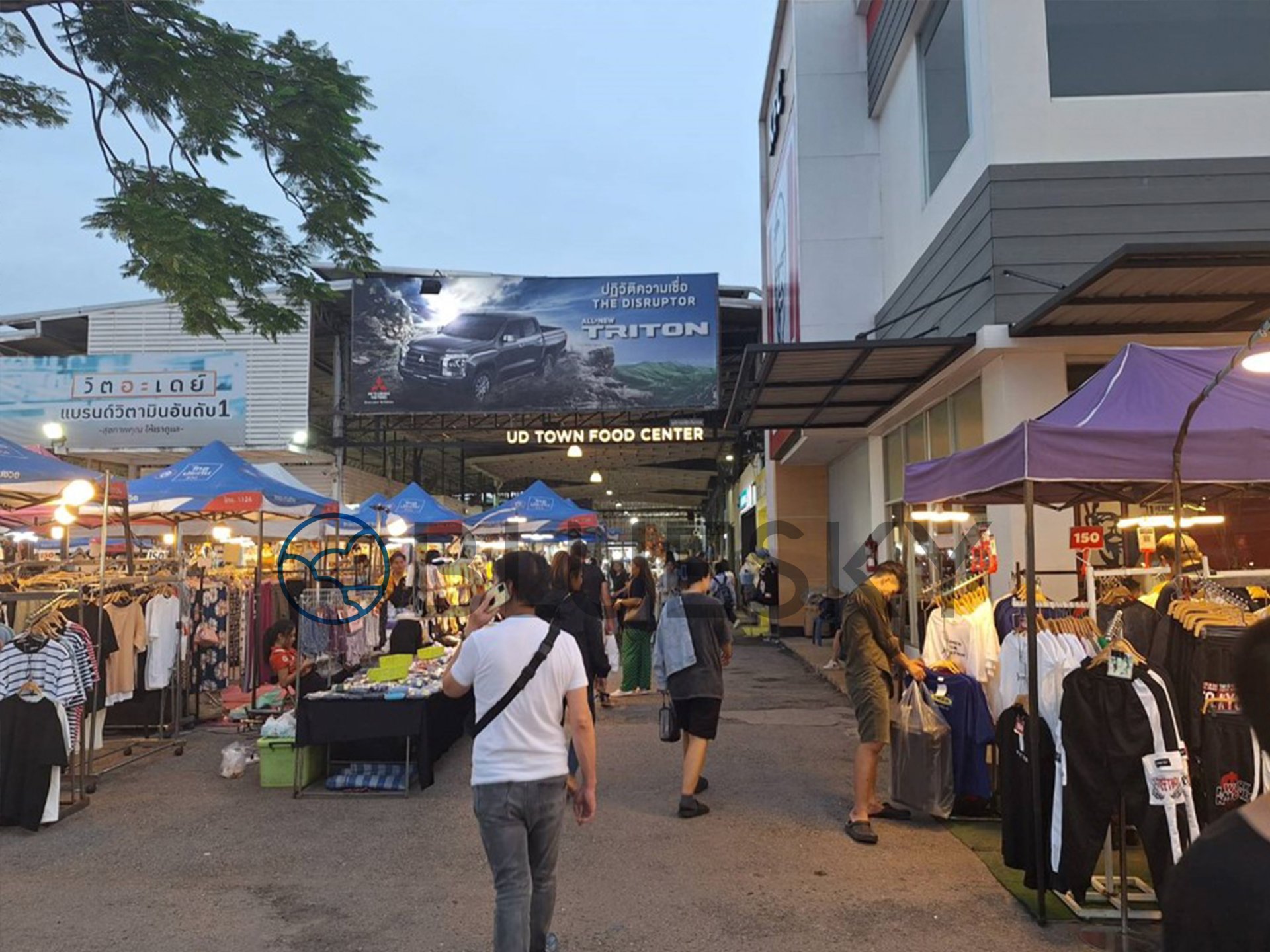 Bluesky ป้าย Billboard UD TOWN (โซนตลาดนัด)