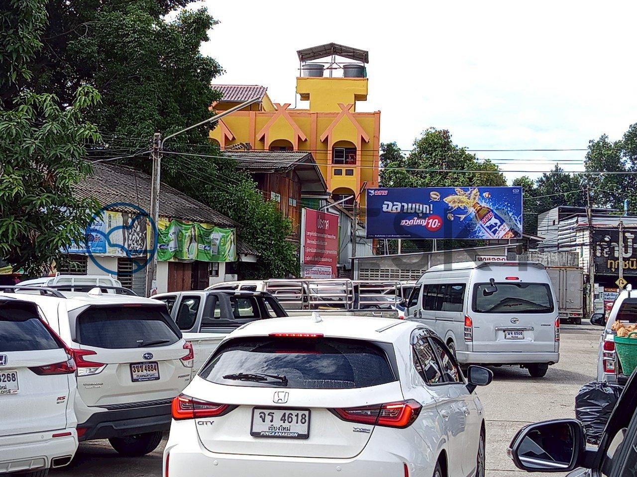 Billboard ตลาดประตูก้อม (กาดก้อม) เชียงใหม่