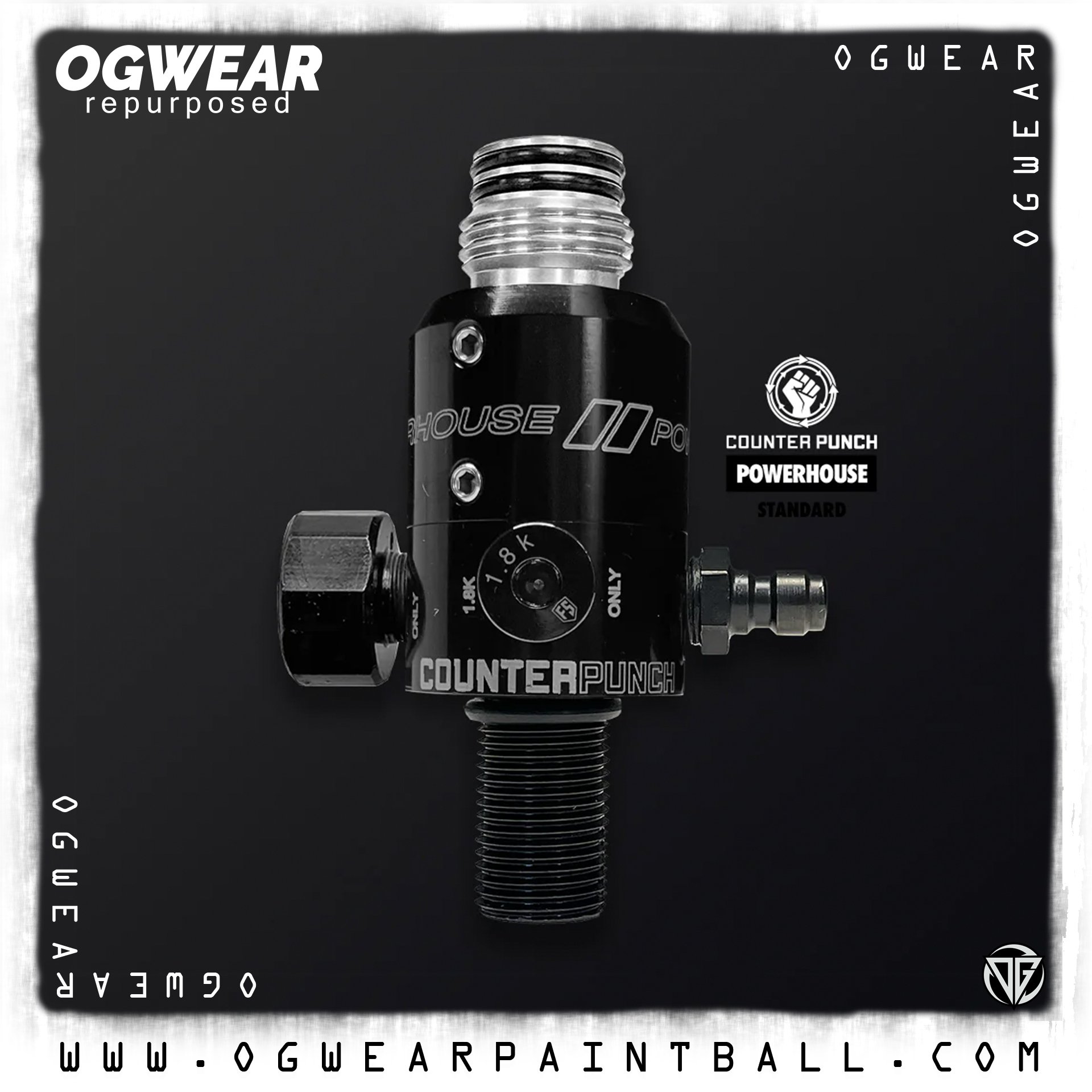 POWERHOUSE COUNTERPUNCH REGULATOR - STANDARD COLORS BLACK