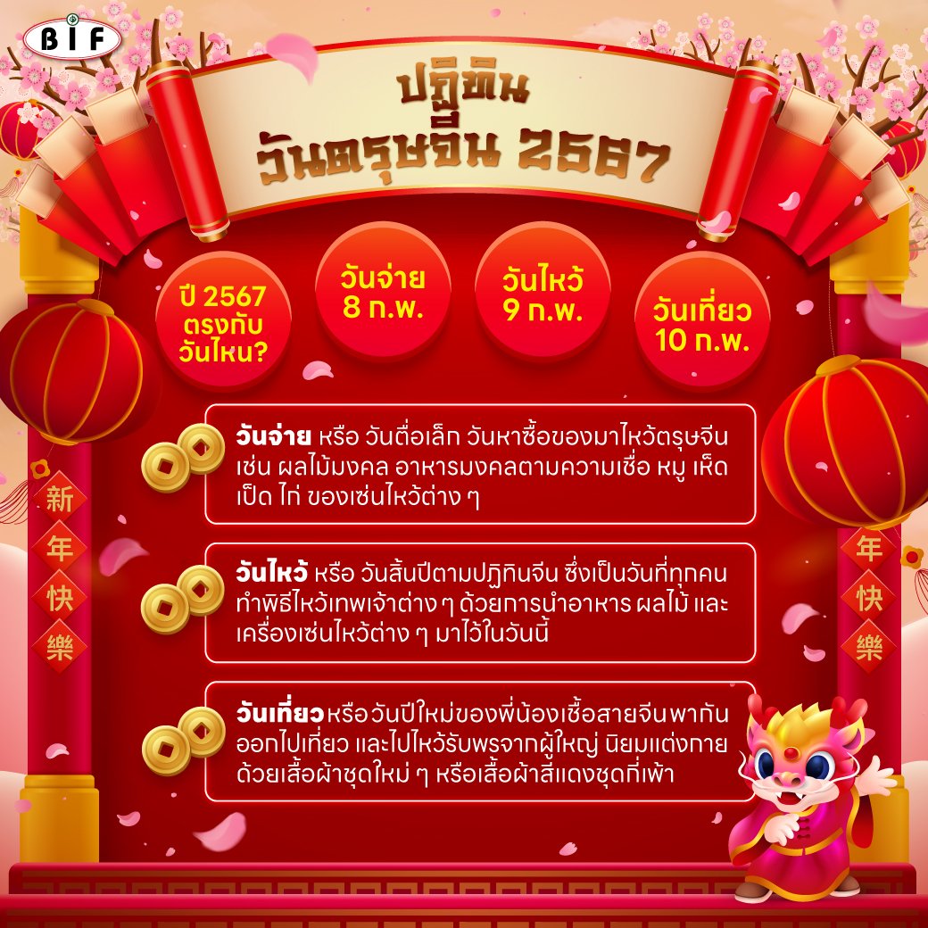 ปฏิทินวันตรุษจีน 2567 ปฏิทินวันตรุษจีน 2567