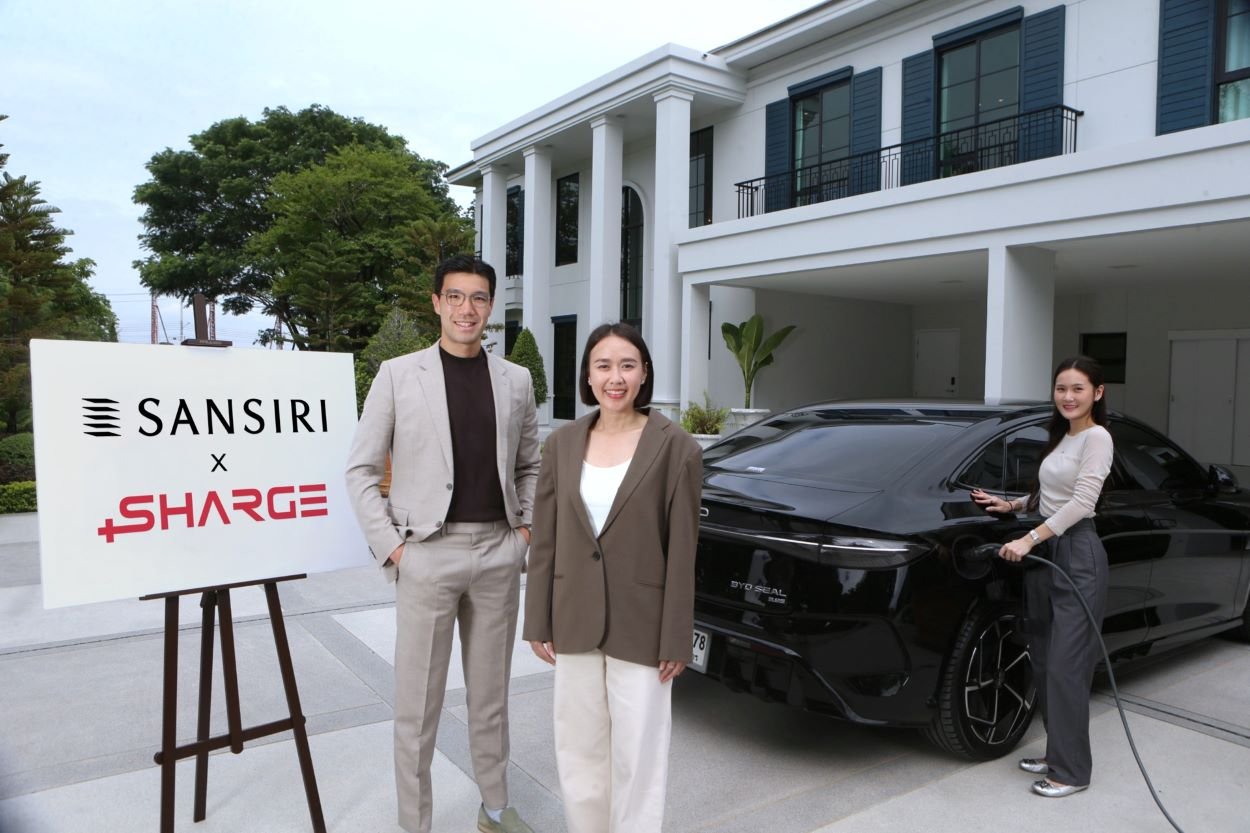 แสนสิริ X SHARGE ขยายความร่วมมือด้าน EV Charger