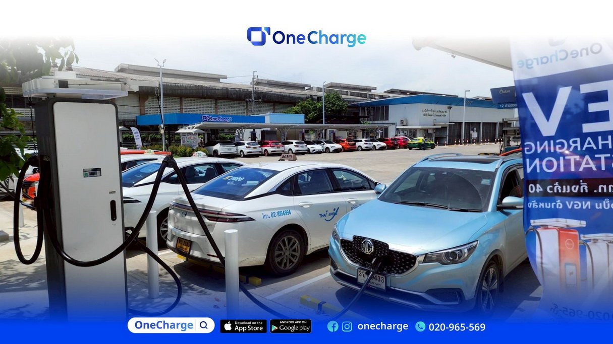 24 หัวชาร์จ EV! 1000kW!  ณ ปั๊มปตท.กิ่งแก้ว 40 