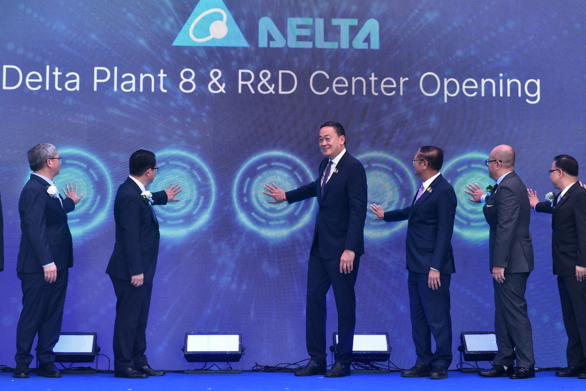 นายกฯ เศรษฐา เปิดอาคารและศูนย์วิจัย R&D ด้านยานยนต์ไฟฟ้า “Delta 8” พร้อมกล่าวปาฐกถาพิเศษ