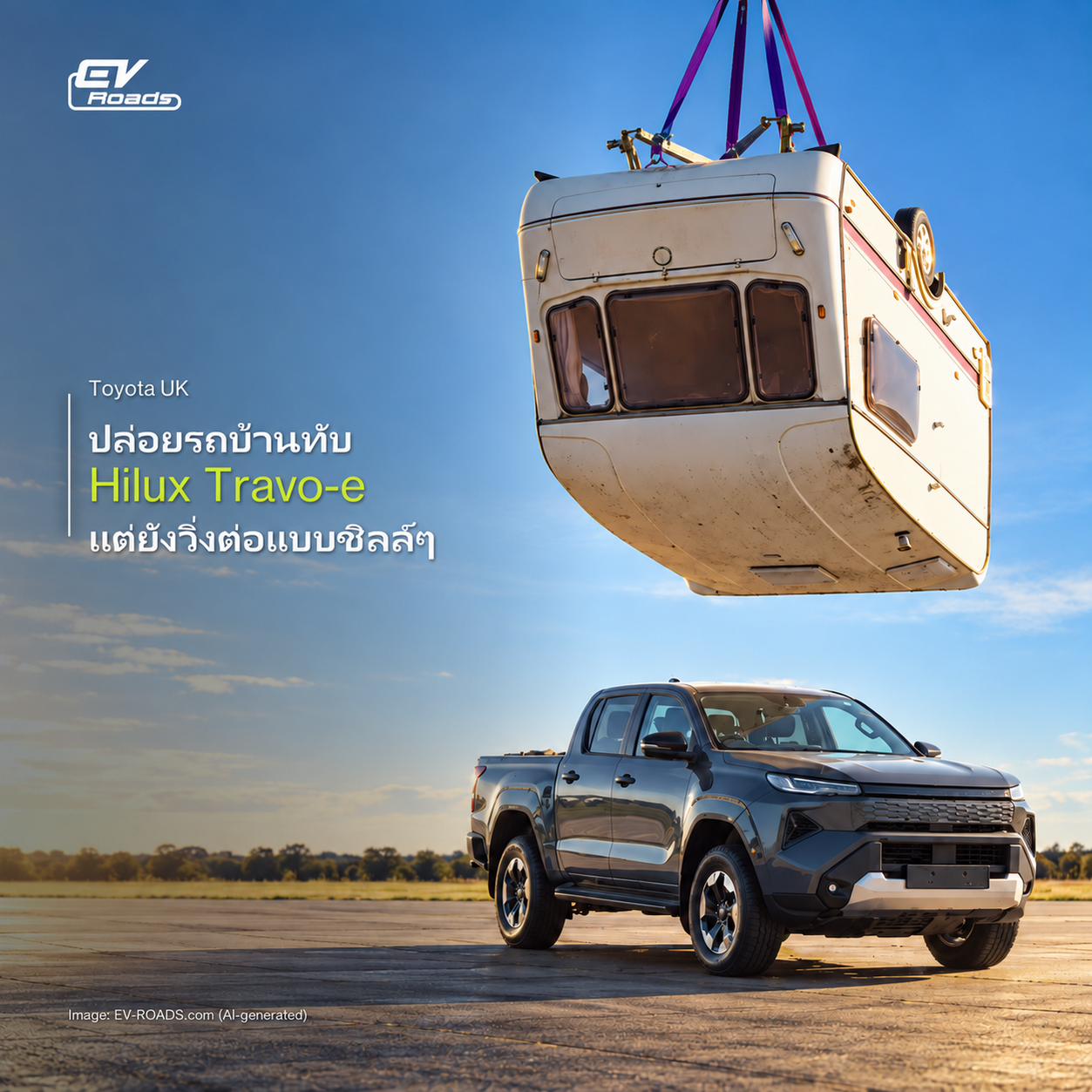 Toyota UKทดสอบความแกร่ง Toyota Travo