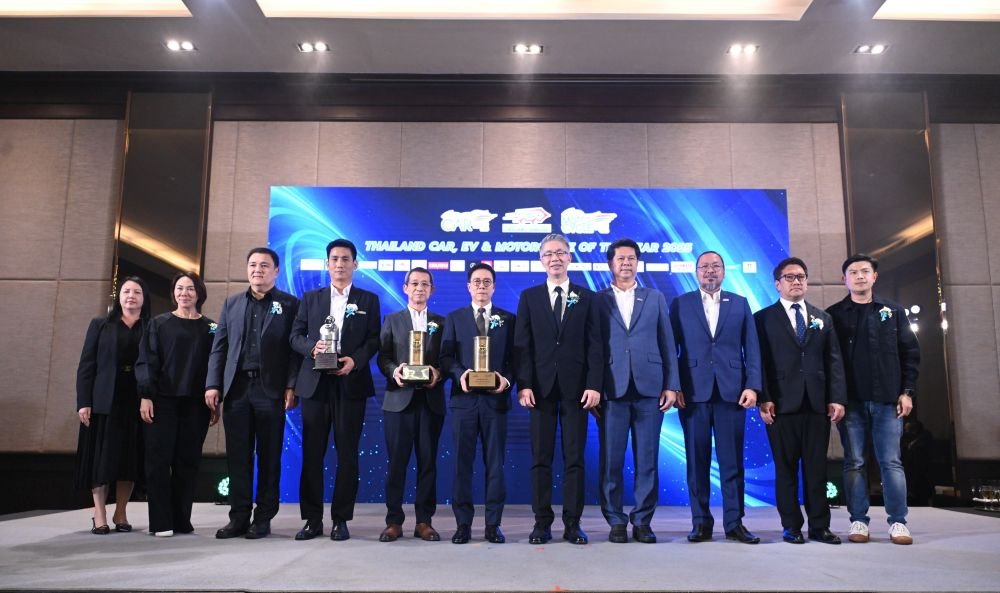 “ปลัดฯ ณัฐพล“ มอบรางวัล รถยนต์–รถไฟฟ้าอีวี–รถมอเตอร์ไซค์แห่งปี 2025