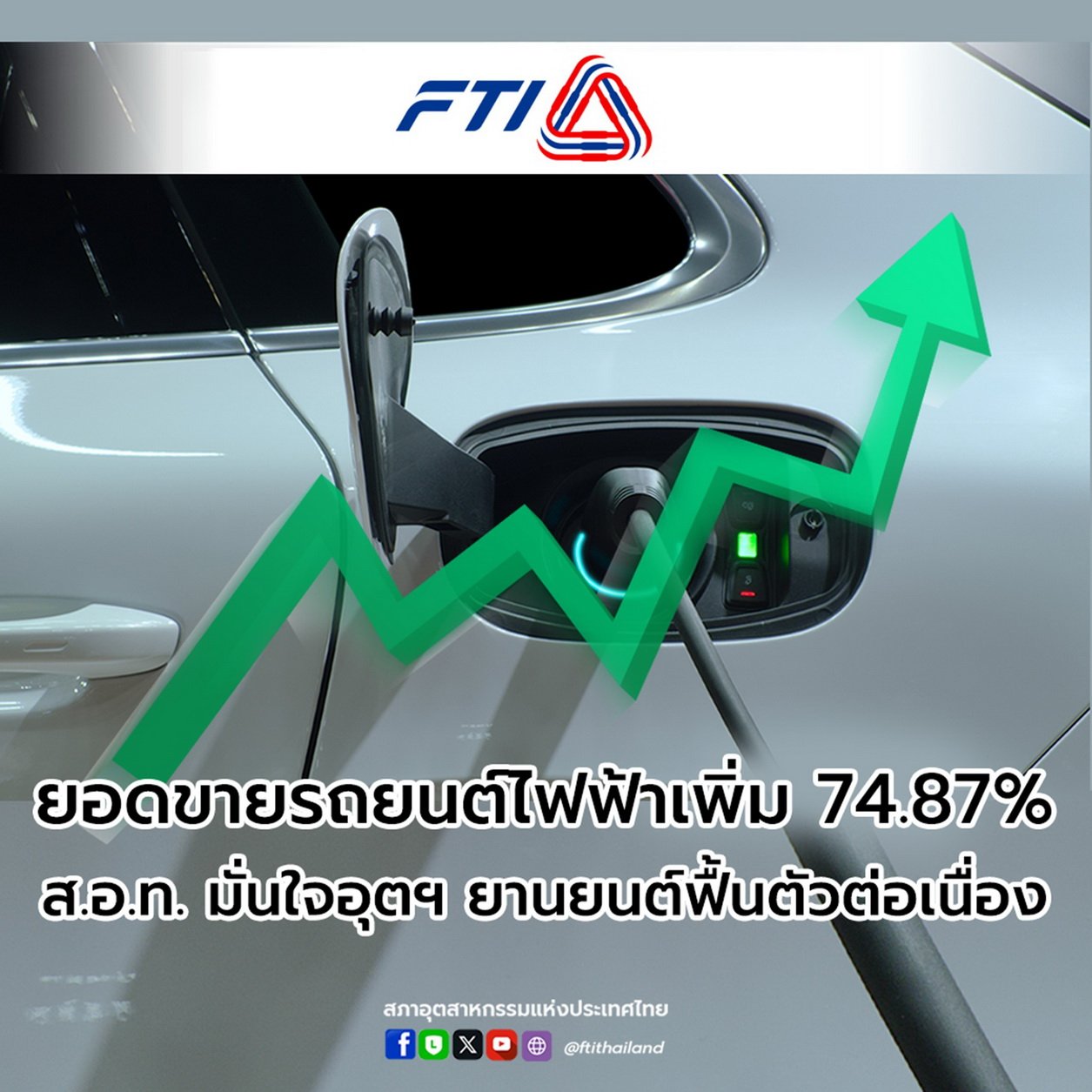 สถิติ EV ครึ่งปีแยอดผลิต BEV โต 380% ยอดขายเพิ่ม 61%