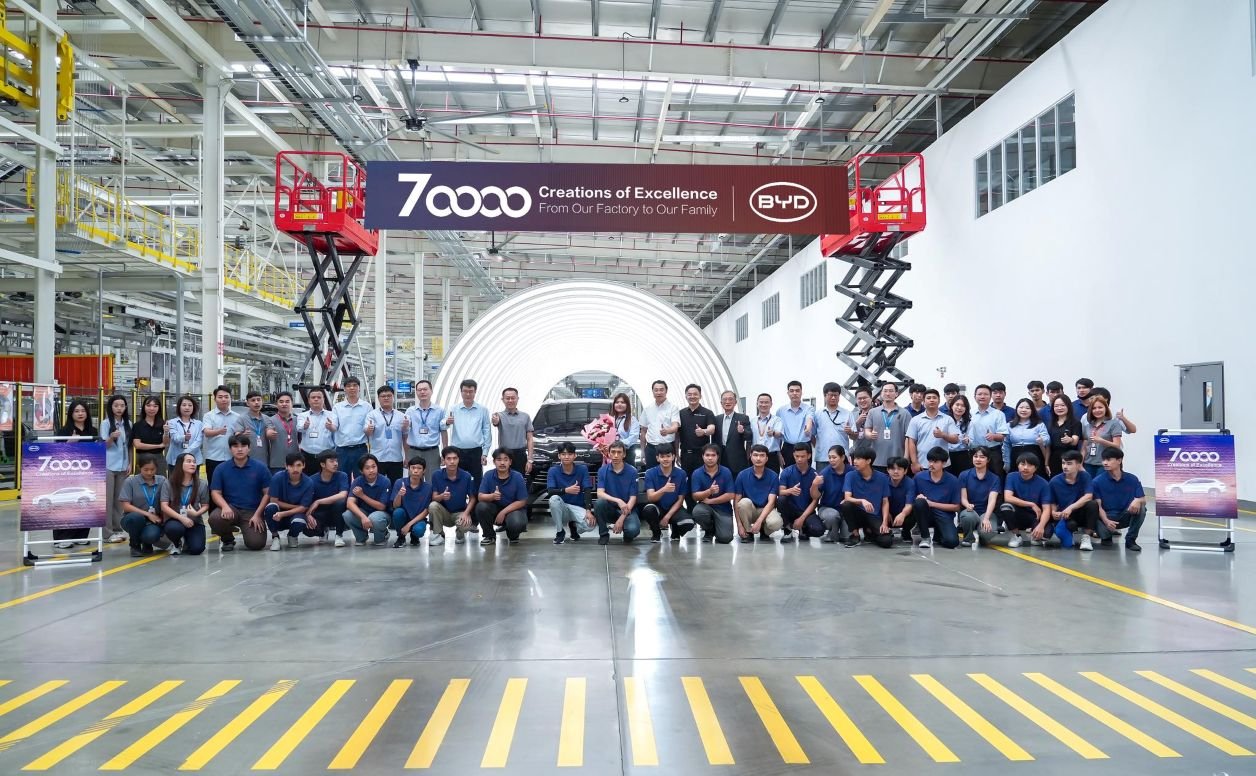 BYD Thailand ฉลองส่งมอบรถยนต์ไฟฟ้าผลิตในไทยครบ 70,000 คัน