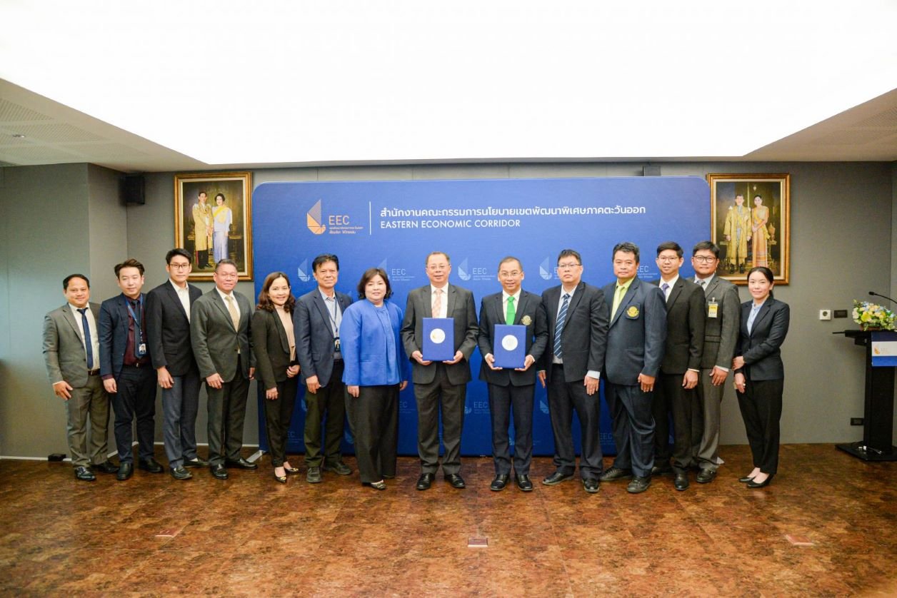 สกพอ. จับมือ ม.เกษตรศาสตร์ พัฒนาบุคลากรยานยนต์สมัยใหม่ใน EEC