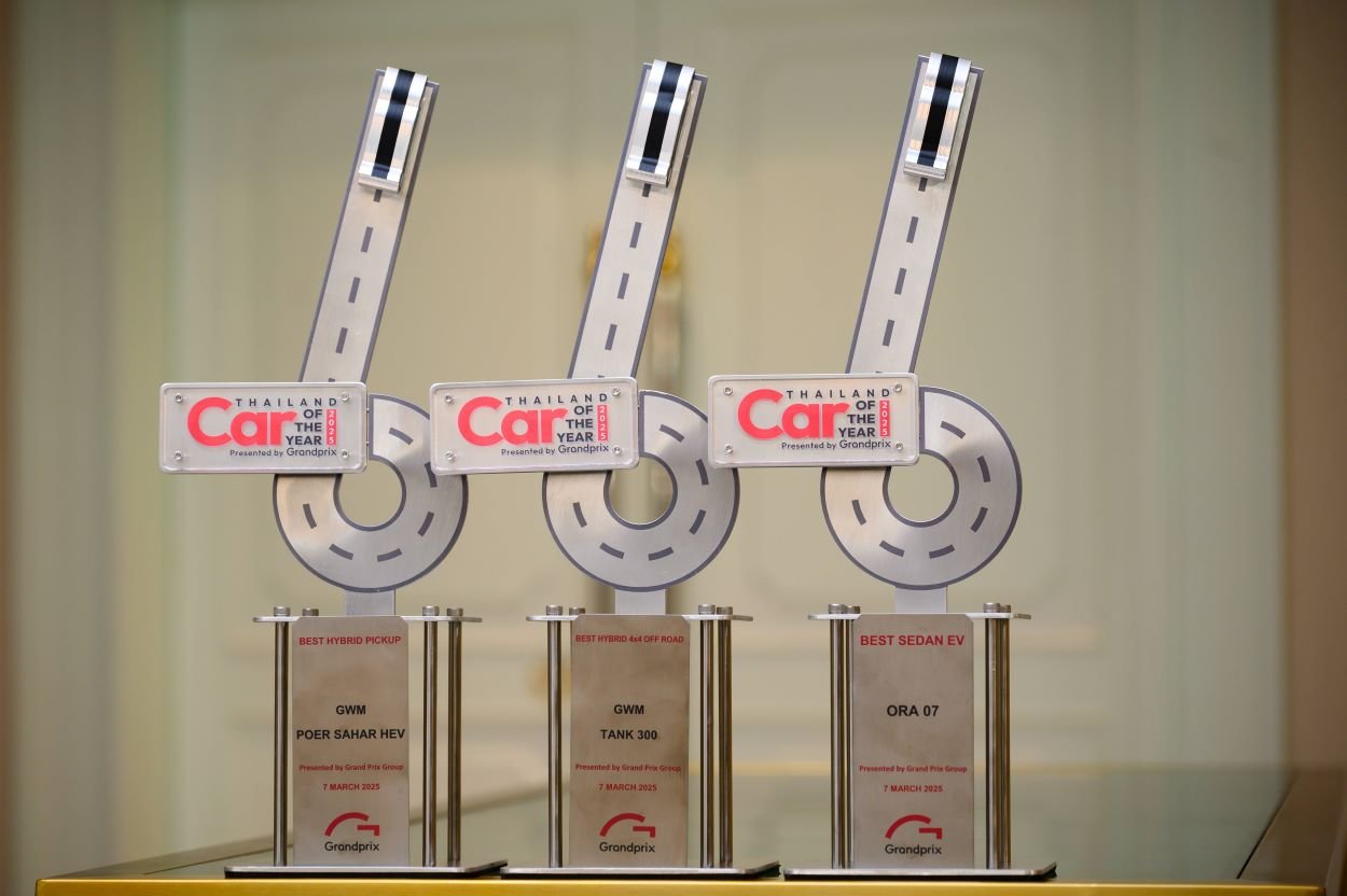 GWM คว้า 3 รางวัล CAR & BIKE OF THE YEAR 2025 จากรถยนต์ 3 รุ่น 3 ตระกูล