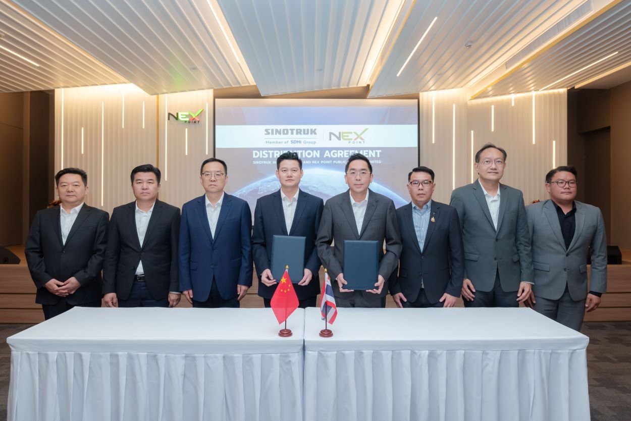 แต่งตั้ง NEX เป็นผู้แทนจำหน่ายรถบรรทุกหนัก  HOWO และ SITRAK ในไทย