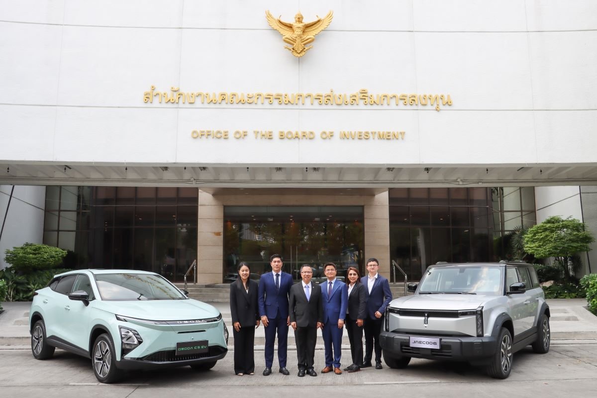 บีโอไออนุมัติ Chery ตั้งฐานผลิตรถ EV ในไทย เตรียมเปิดตัว OMODA C5 EV JAECOO 6 EV JAECOO 7 PHEV และ JAECOO 8 PHEV กลางปีนี้