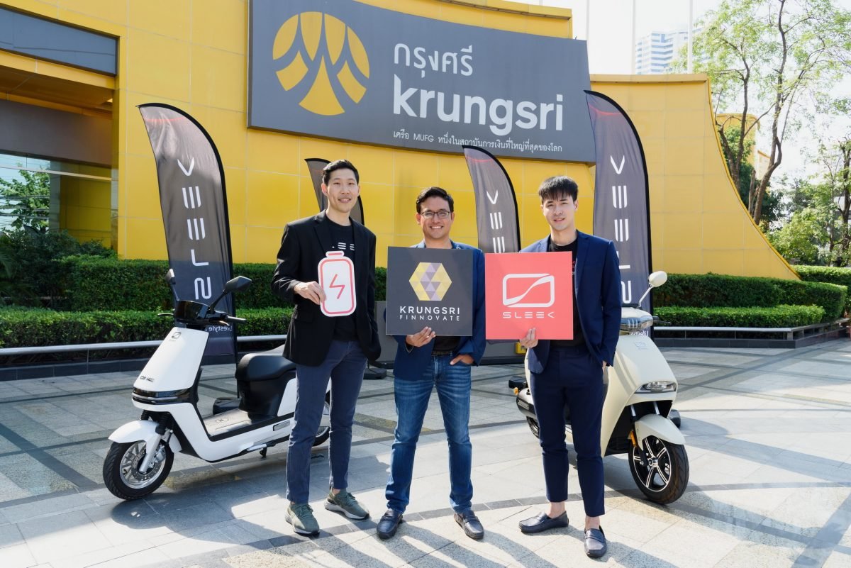 SLEEK EV ขยายดีลระดมทุน Pre-Series A “กรุงศรี ฟินโนเวต” สนใจลงทุนผ่านพอร์ต Finnoventure Fund