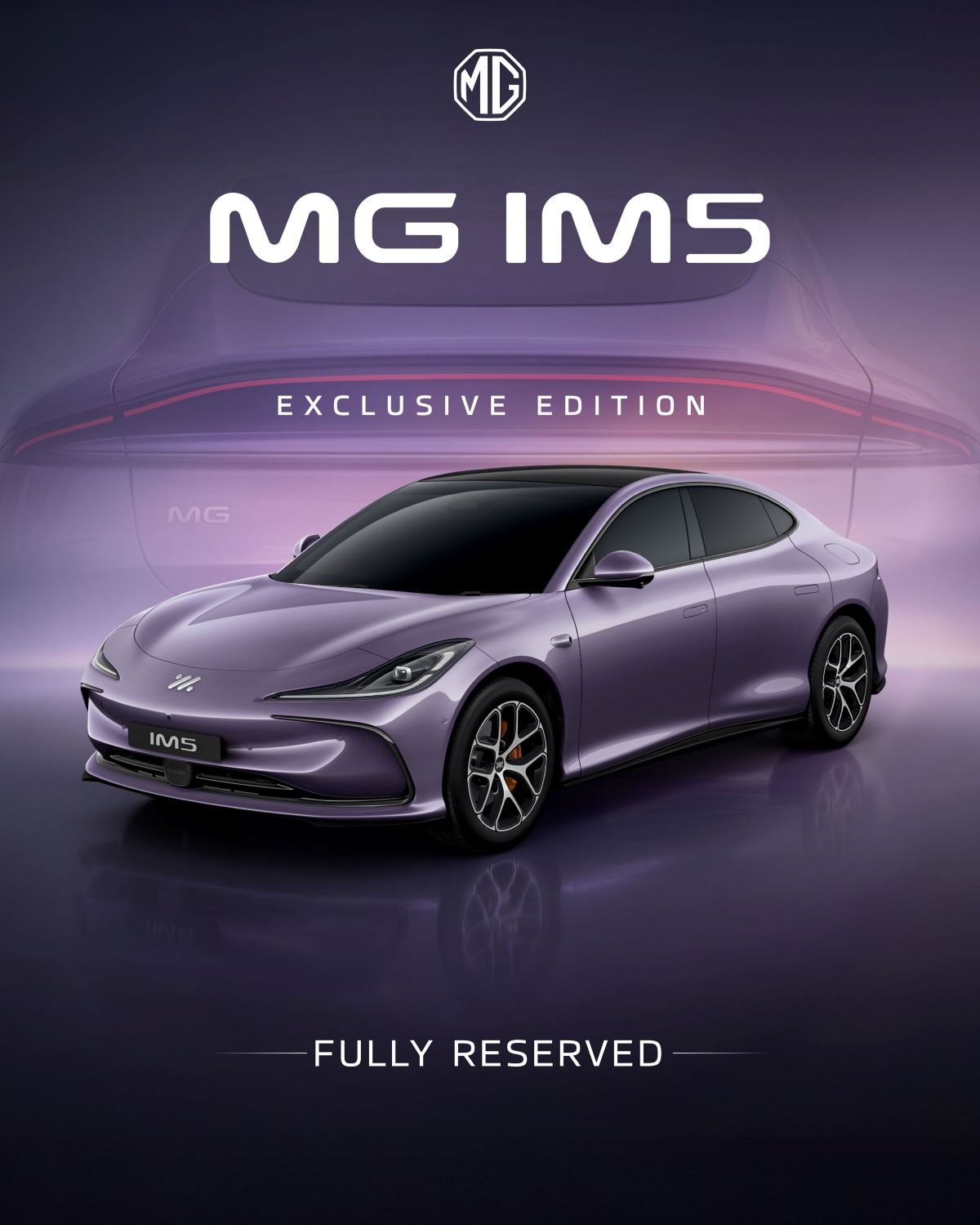 เอ็มจี ประกาศ FULLY RESERVED “MG IM5 EXCLUSIVE EDITION” พร้อมจัดเต็ม 9 ข้อเสนอพิเศษ สำหรับ MG IM5 PREMIUM LONG RANGE
