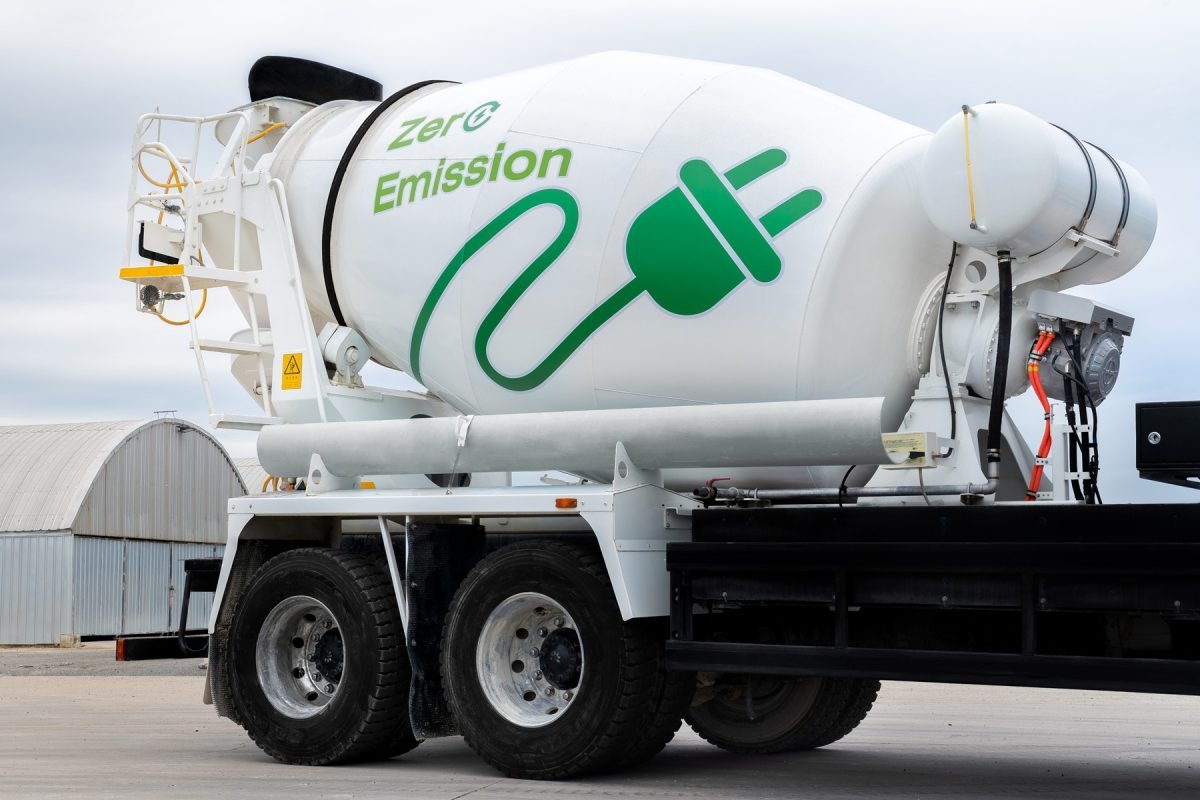 รถโม่ผสมคอนกรีตพลังงานไฟฟ้า 