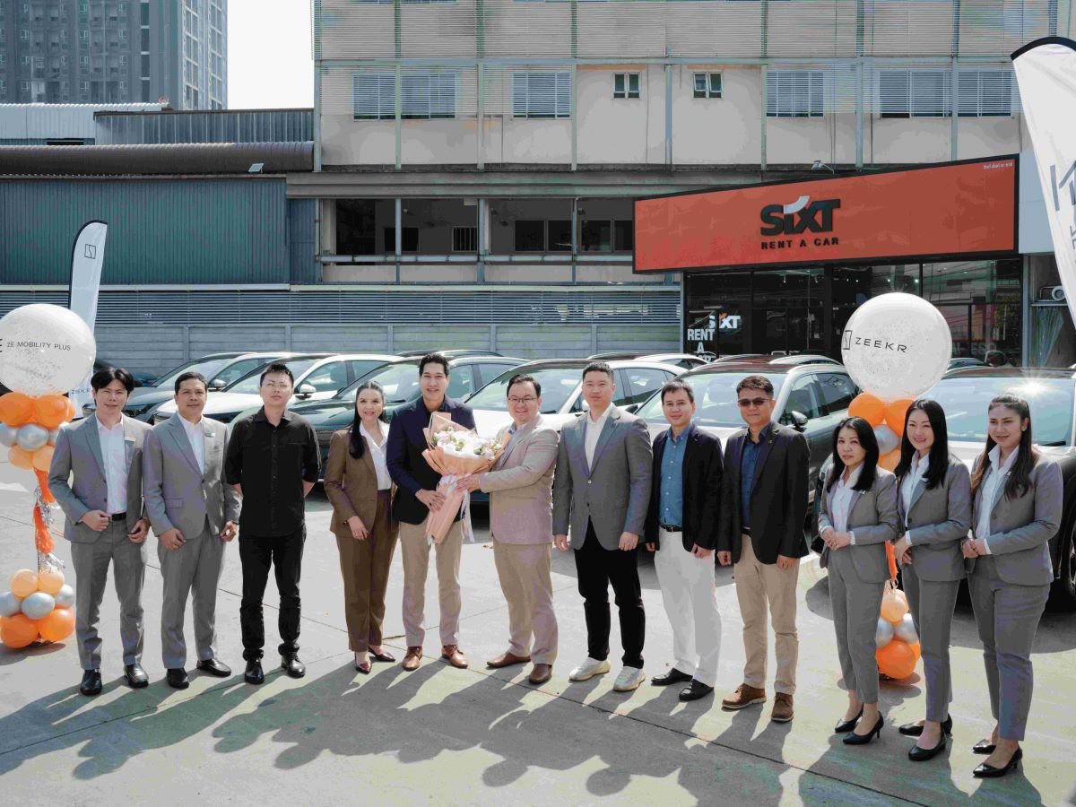 ZEEKR ส่งมอบ ZEEKR 7X ให้ SIXT Thailand เดินหน้าสู่ยุคเชื่อมรถ–พลังงาน–ดิจิทัล–บริการ