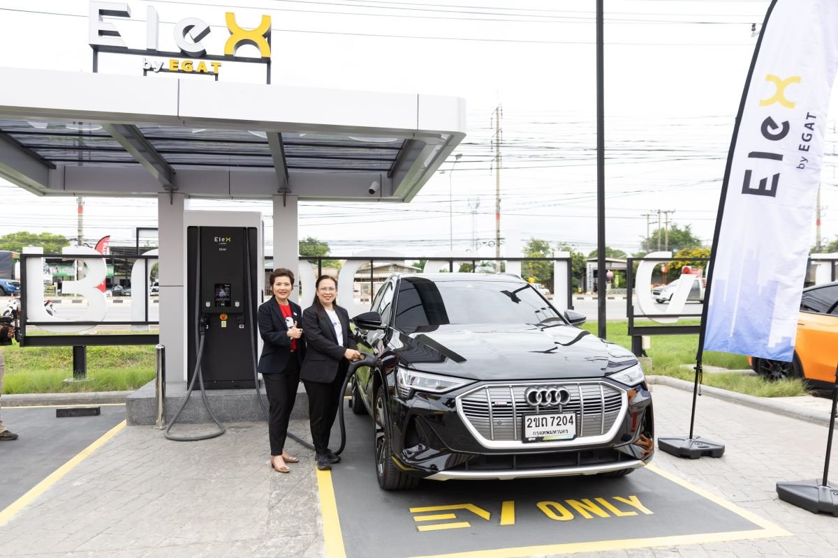 เปิดสถานีชาร์จ EV “EleX by EGAT” แห่งแรกของร้าน KFC ในไทย