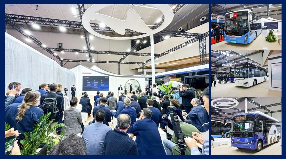 เปิดตัวรถบัสไฟฟ้า 100% “ไห่เก๋อ” 3 รุ่น ในงาน Busworld 2023 เปิดตัวรถบัสไฟฟ้า 100% “ไห่เก๋อ” 3 รุ่น ในงาน Busworld 2023