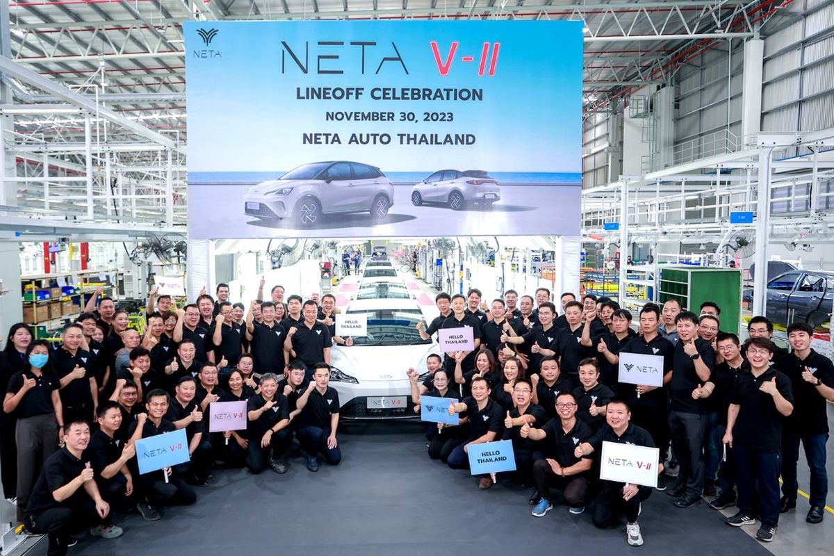 NETA V-II คันแรกสายพานการผลิตในไทย