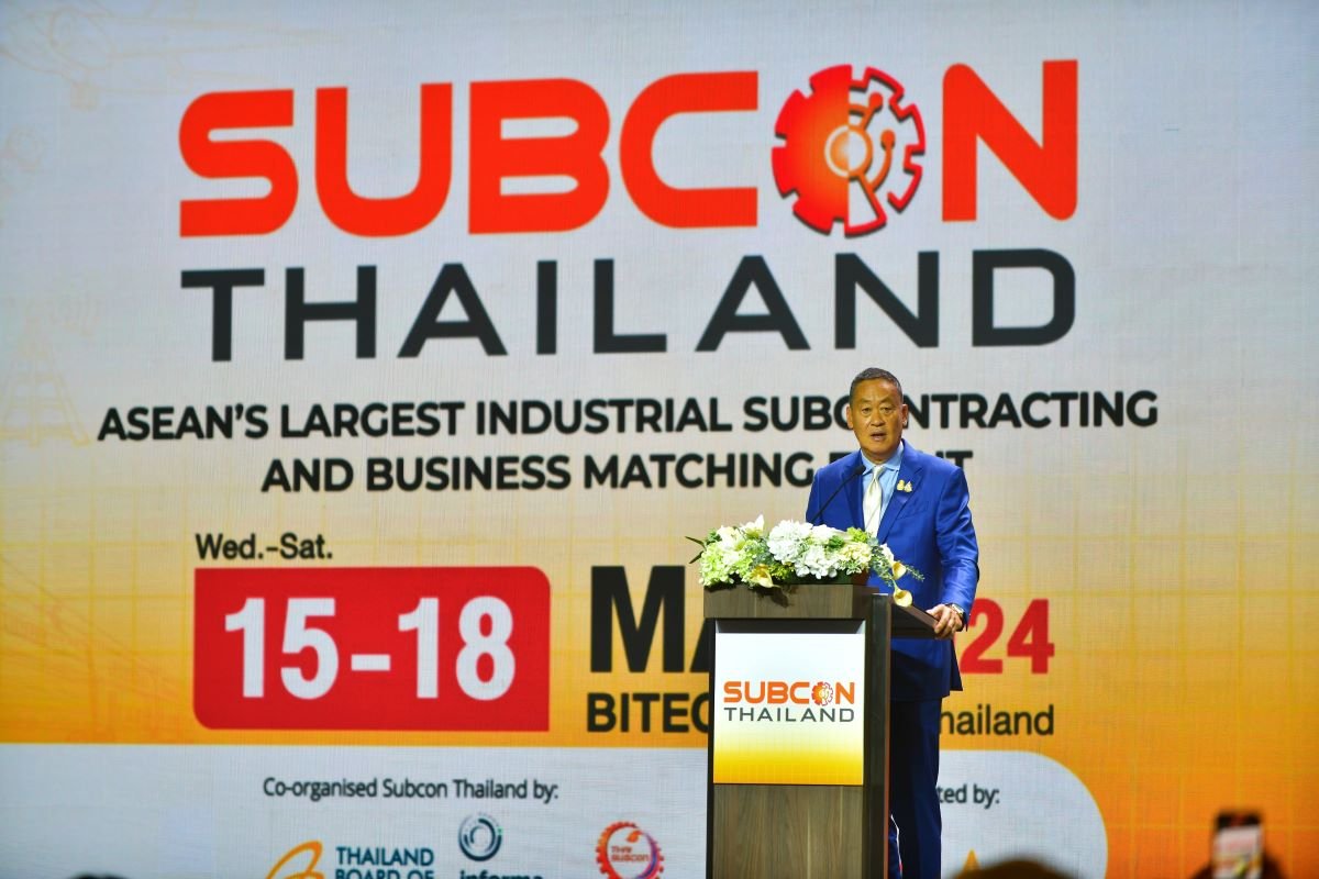 นายกฯ เปิดงาน SUBCON Thailand 2024 บีโอไอชู 2 ไฮไลท์ การจับคู่ธุรกิจ 9,000 คู่ และ 7 ค่ายรถยนต์ไฟฟ้าเสนอทิศทางอุตสาหกรรม EV