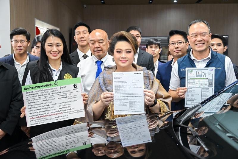 เอาจริง! “ศุภมาส” ลุยตรวจโชว์รูมรถ EV กำชับติดฉลากแสดงรถยนต์ไฟฟ้า
