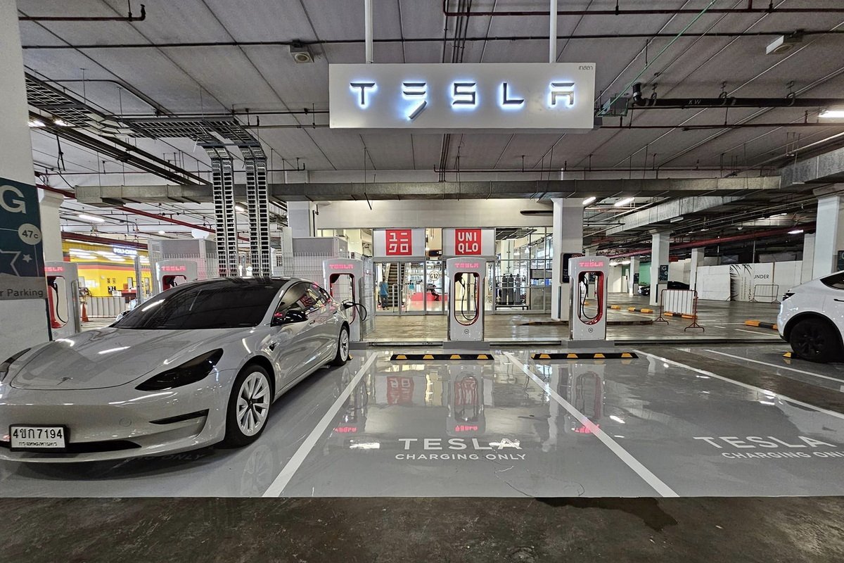 มาทีเดียว 2 ! เทสลาเปิดสถานี  Tesla Supercharger ใหม่ที่เซ็นทรัลพระราม 2 และ 3