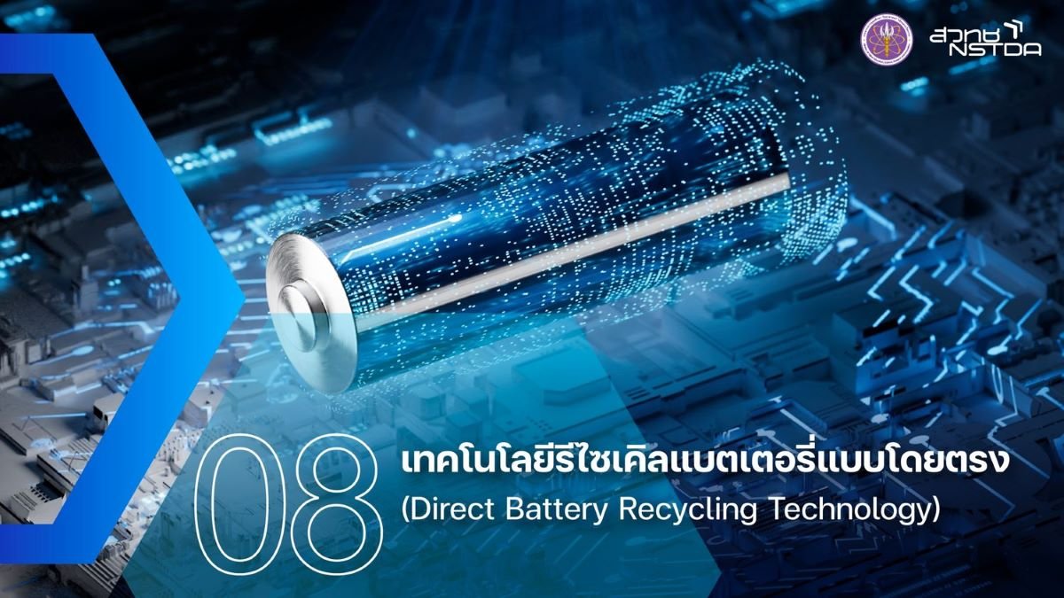 จับตาเทคโนโลยีรีไซเคิลแบตเตอรี่แบบโดยตรงลดภาระสิ่งแวดล้อม คาดโตมากว่า 20% จับตาเทคโนโลยีรีไซเคิลแบตเตอรี่แบบโดยตรงลดภาระสิ่งแวดล้อม คาดโตมากว่า 20%