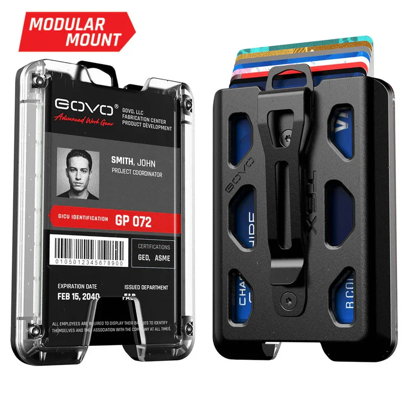 GOVO T6X Wallet & ID Holder Vertical Clip