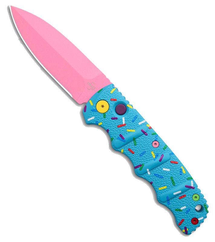 Boker Dessert Warrior® Remix Kalashnikov Dagger Automatic Knife (3.25" Pink)