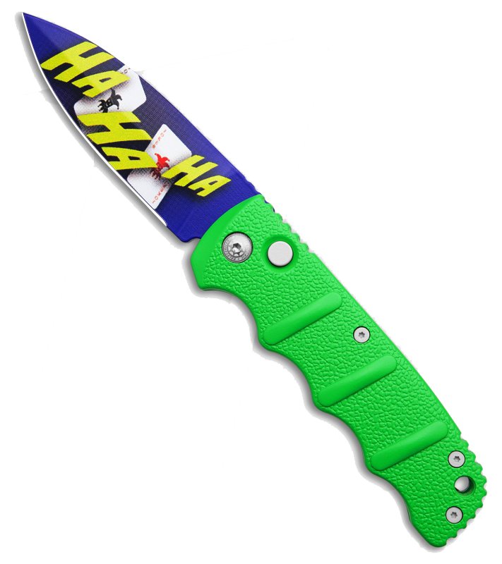 Boker Kalashnikov Chaos Clown Automatic Knife Comic Volume 1 - Issue #3 (3.25" HAHA)