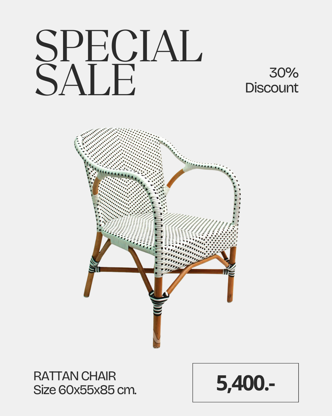 Rattan Chair.