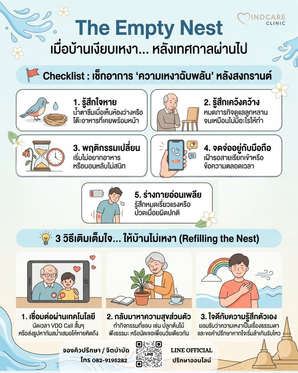 "The Empty Nest" เมื่อบ้านเงียบเหงา... หลังเทศกาลผ่านไป