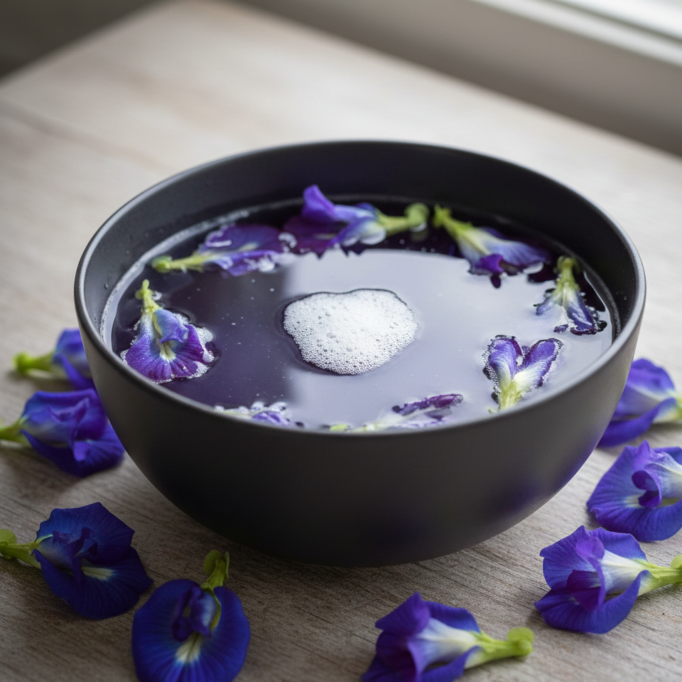 Butterfly pea for sensitive scalp