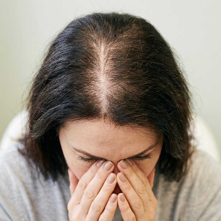 ผมร่วงเฉพาะบริเวณกลางศีรษะเกิดจากอะไร? เข้าใจสาเหตุและวิธีดูแลที่ถูกต้อง