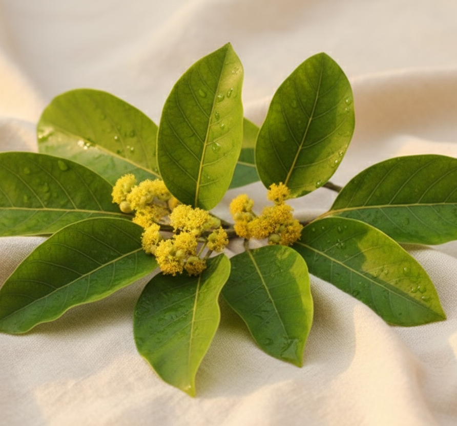 ใบหมี่....สมุนไพรไทยช่วยหมักและดูแลผมขาว ผมหงอกในตำรับยาโบราณ