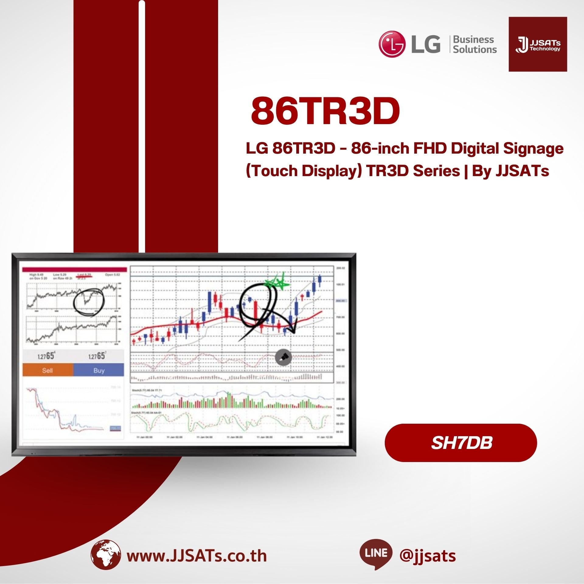 Lg Digital Display Touch Screen LG 86TR3D – 86-inch FHD Digital Signage (Touch Display) TR3D Series ...