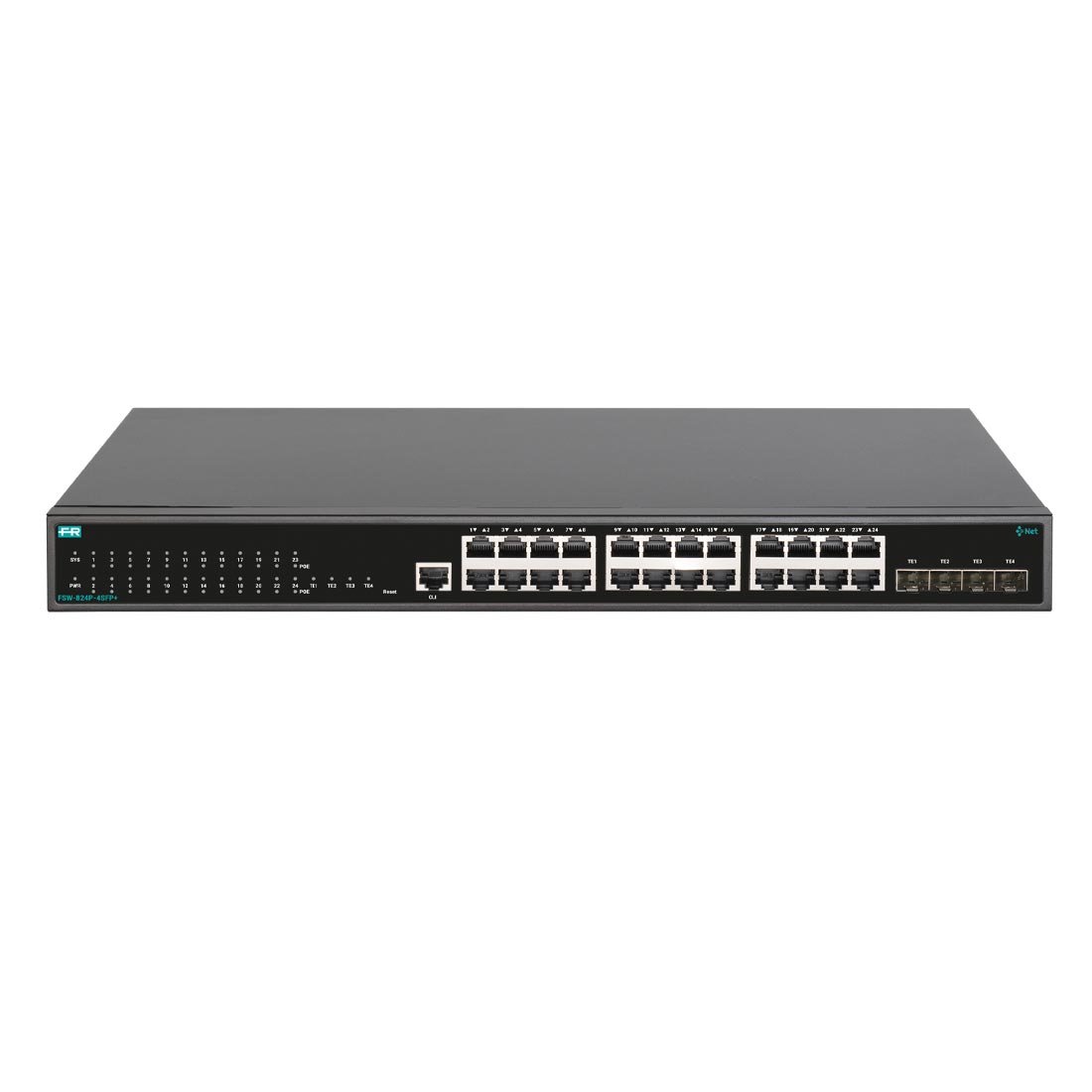 สวิตช์ PoE | Fracarro | FSW-824P-4SFP (287767) | 24 พอร์ต, 4 SFP พอร์ต ...