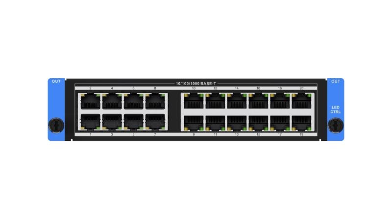 DS-C66S-20NO (Hikvision) 20-Network Port LED Output Board for Video ...
