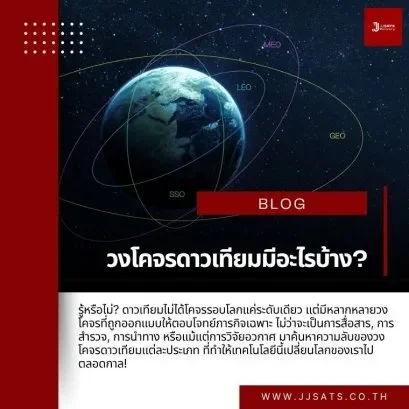 วงโคจรดาวเทียมมีอะไรบ้าง?