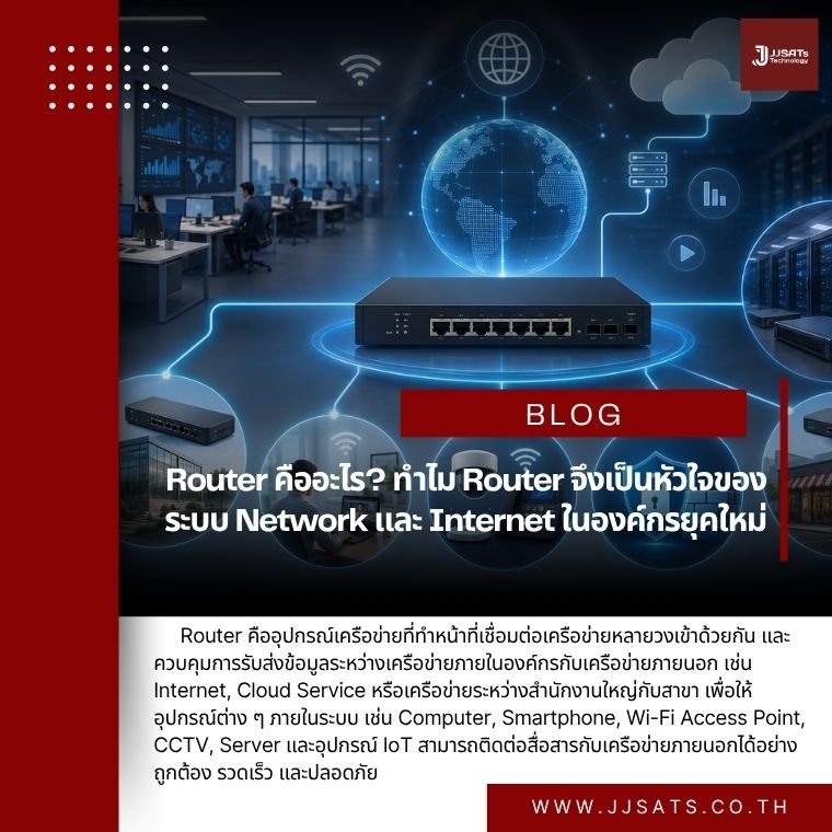 Router คืออะไร? ทำไม Router จึงเป็นหัวใจของระบบ Network และ Internet ในองค์กรยุคใหม่
