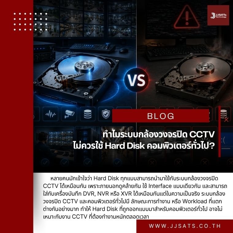 Why You Should Not Use a Standard Desktop Hard Disk in a CCTV Surveillance System