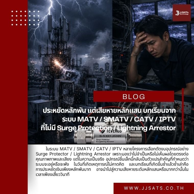 Saving Thousands, Losing Hundreds of Thousands: Lessons from MATV / IPTV Systems Lacking Surge Protection