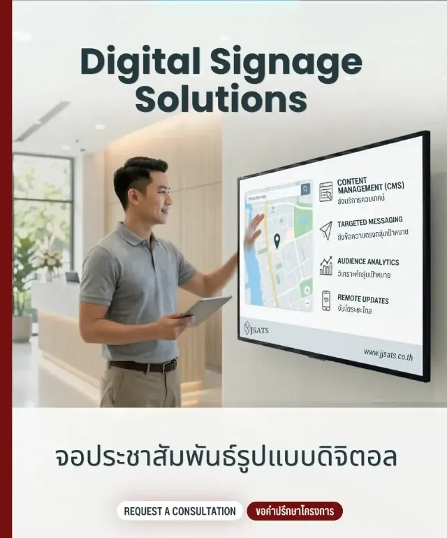 ระบบ Digital Signage สำหรับธุรกิจ | Digital Signage Solutions