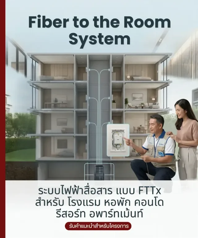 ระบบ Fiber to the Room (FTTR) | Fiber to the Room System