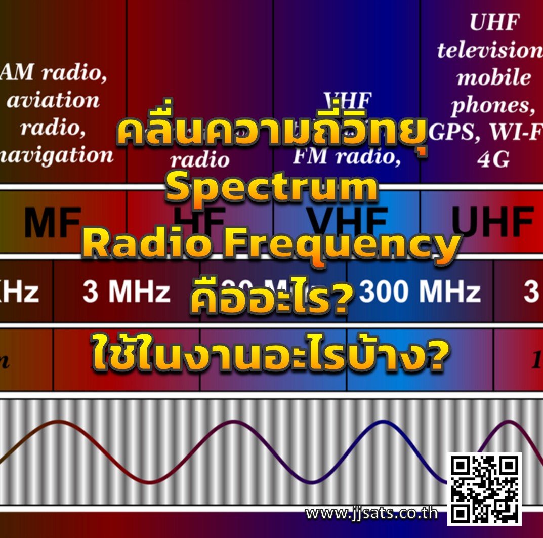 คลื่นความถี่วิทยุ (Radio Spectrum Frequency) คืออะไร ใช้ในงานอะไรบ้าง?